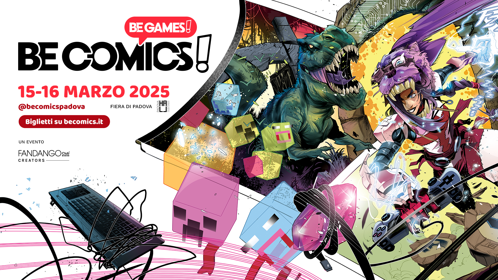 BE COMICS! BE GAMES! 2025, Il Ritorno Del Festival Della Pop Culture A Padova